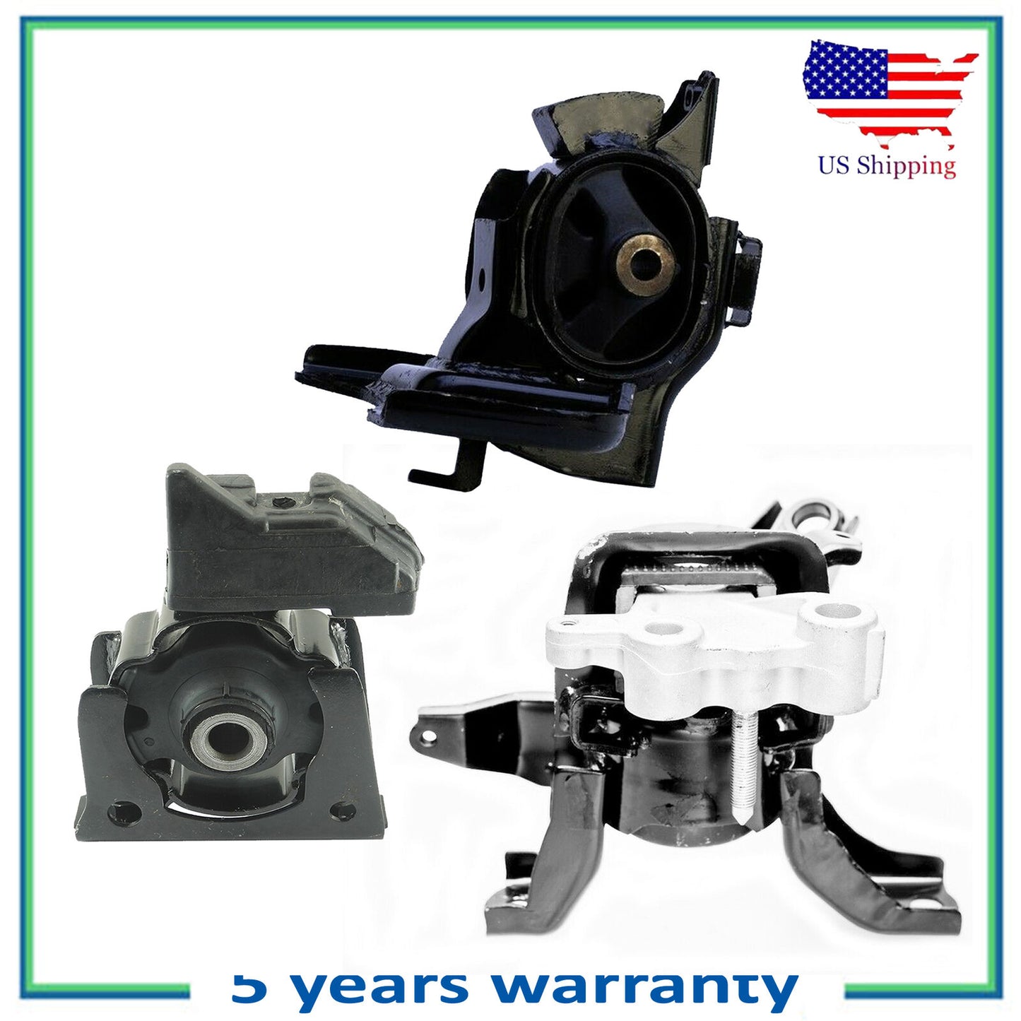 42004 62089 62053 Engine Motot & Auto Trans Mount For 2012-2013 Toyota Prius 1.8