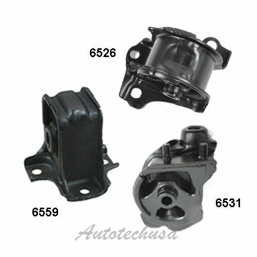 M567 Motor & Trans Montaje 3PCS Para 92-96 Honda Prelude 2.2L 2.3L Para Auto