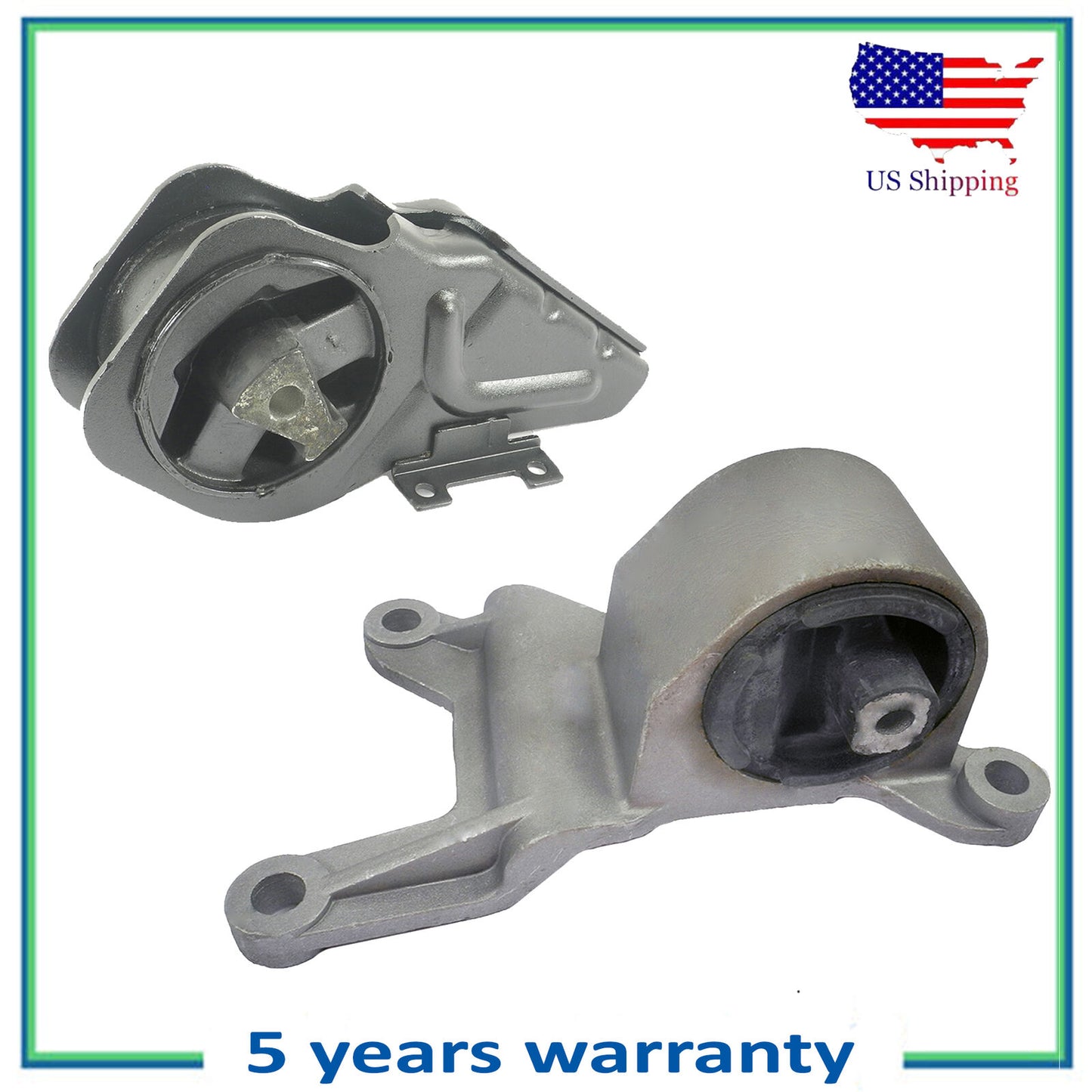 2PCS Transmisión Montaje Para 1999-2001 Oldsmobile Alero 2.4L 3.4L 2874 5223