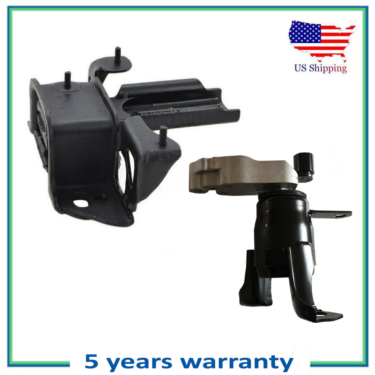Set 2PCS MotorKing Motore & Auto Trans. Montante Per 2011-2014 Mazda 2 1.5L