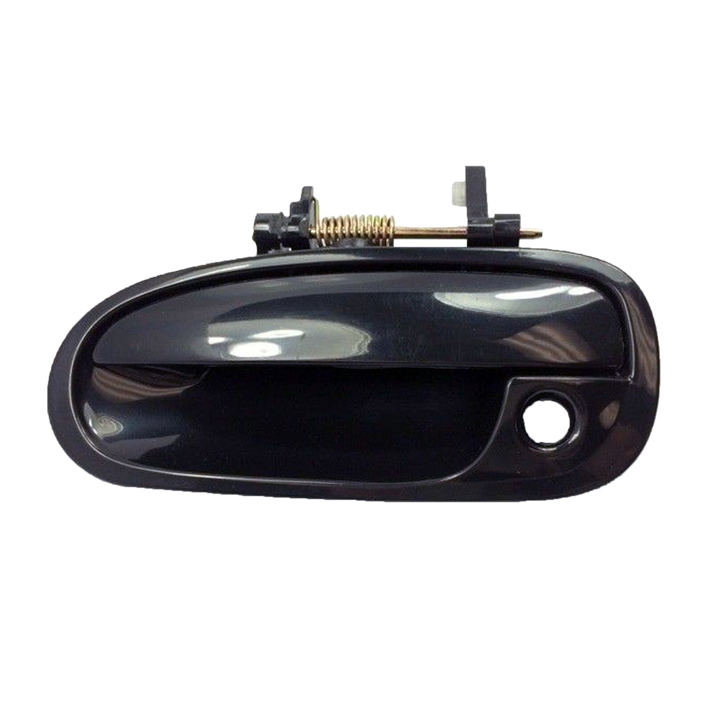 Front Outside Door Handle Set 2PCS For 1996-2000 Honda Civic Smooth Black DS556
