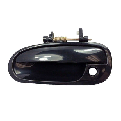 Front Outside Door Handle Set 2PCS For 1996-2000 Honda Civic Smooth Black DS556