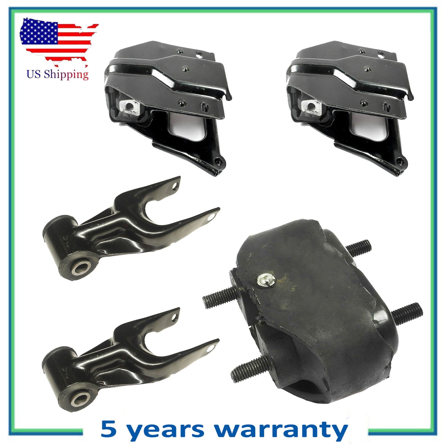 5PCS Engine Motor & Trans Mount For 2000-2005 Chevrolet Impala Monte Carlo 3.8L