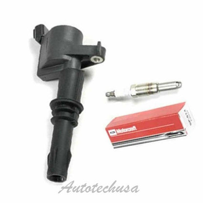 Ford Lincoln Mercury set 1 Ignition Coil DG511 spark plug SP514 IC060 B255