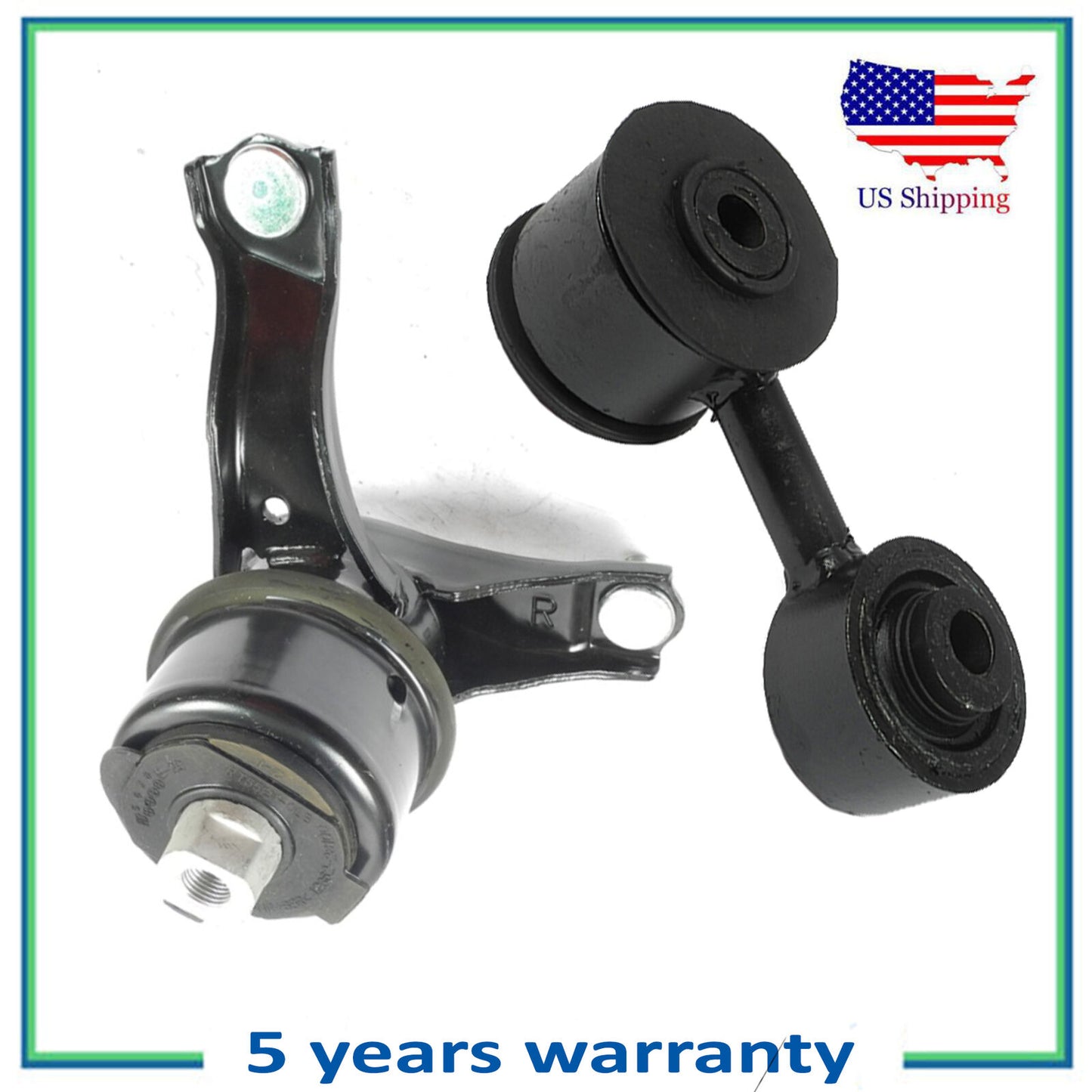 2PCS Engine Motor Mount For 2002-2006 Toyota Camry Solara 2.4L 4211 4226