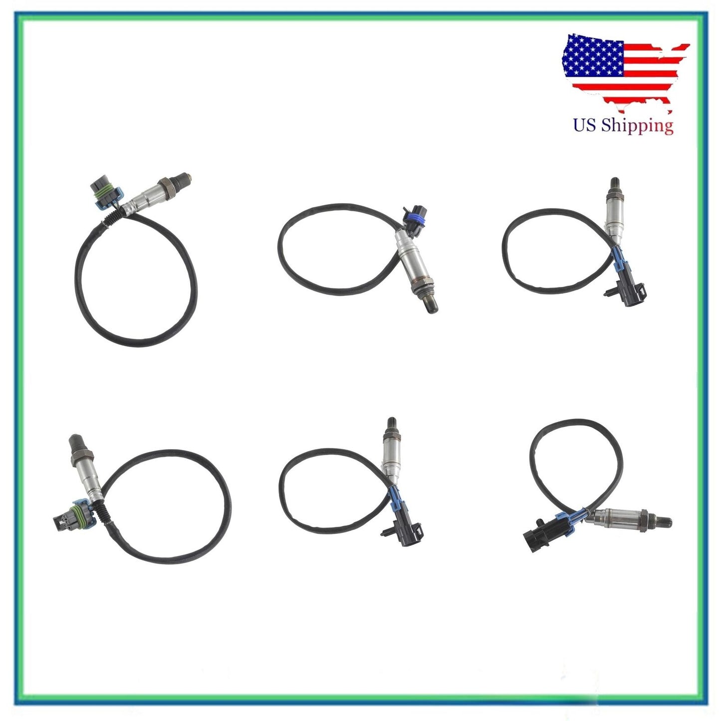 6Pcs Brand New Oxygen Sensor Fits 01 GMC Sierra 1500 C3
