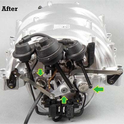 Air Intake Manifold Repair Kit For Mercedes C ML SLK R Metal Flap RK5063M
