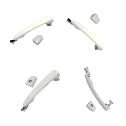 NEW Outer Door Handle Natural White 056 Set 4 PCS For 2004-2010 Toyota Sienna