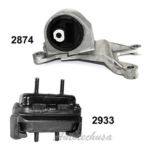 Engine Motor & Trans. Mount M1126 For Pontiac Oldsmobile Alero 2.4L 2874 2933