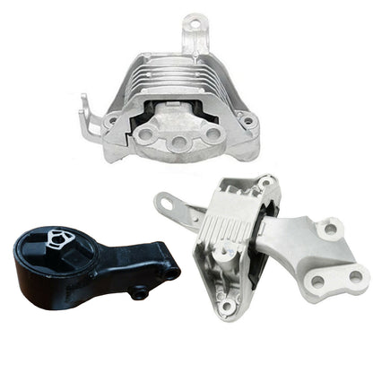 3PCS Frente Motor & Trans Montaje para Auto para 2012-2017 Chevrolet Cruze 1.4