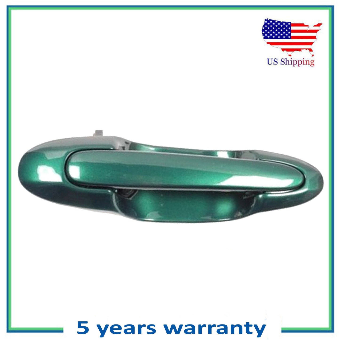 Rear Left Outside Door Handle For 00-06 Mazda MPV SU/19W Amazon Green Metallic