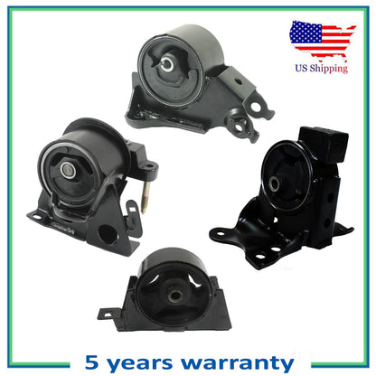 Set 4 PCS Engine Motor & Transmission Mount For 05-06 Nissan X-Trail 2.5L 2WD