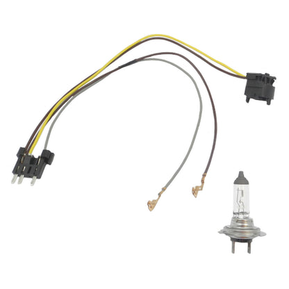 Sinistro / Destro Faro Cablaggio Bardatura & H7 70W Lampadina Per Benz E500 E55