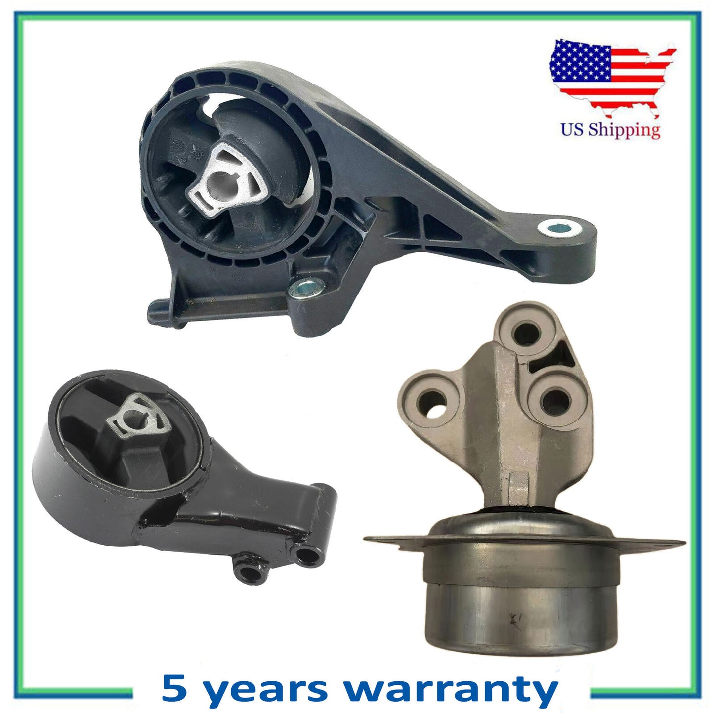 3PCS MotorKing Automatikgetriebe Moun Für Buick Allure Lacrosse Regal 2.4L