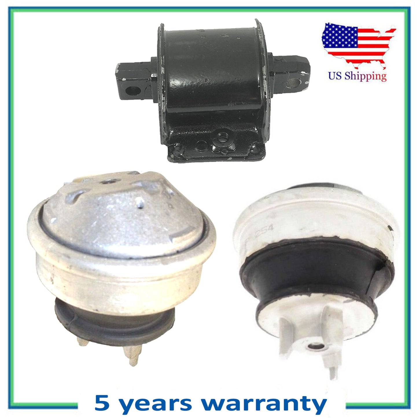 7064 7064 7069 Set Motore Motore & Trans Montante Per 94-96 Mercedes C280 2.8L