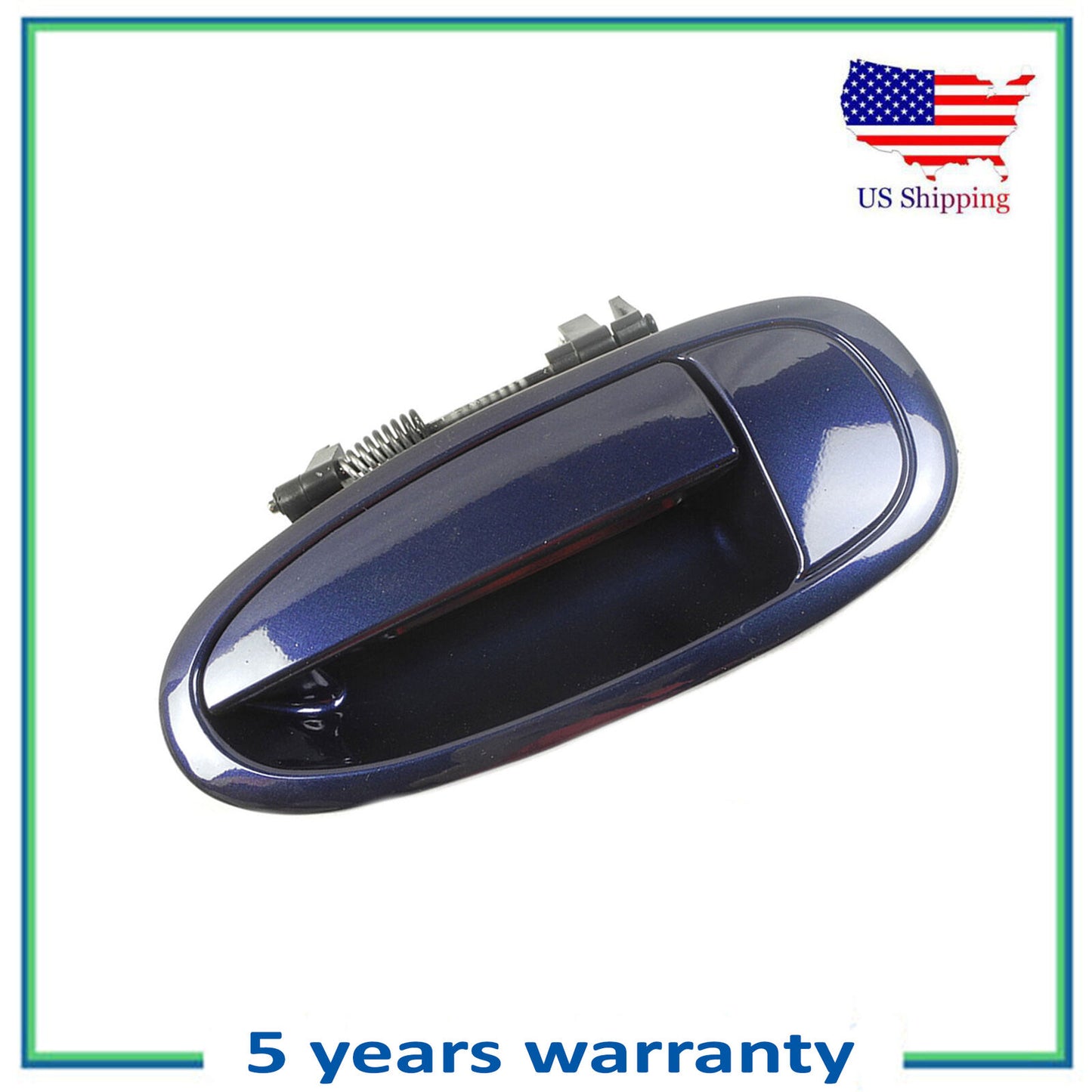 Rear Left Outer Door Handle For 1995-1999 Toyota Avalon Blue Velvet Pearl 8L3