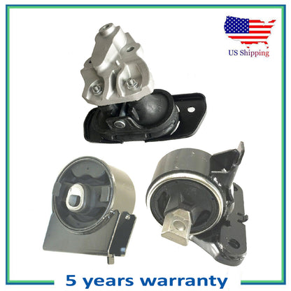 3PCS Engine Motor & Auto Trans. Mount For Chrysler 200 Dodge Avenger Journey 3.6