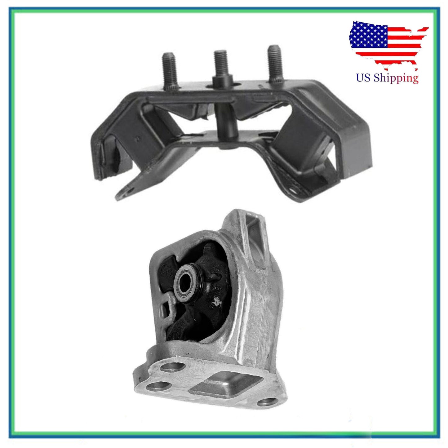 Set 2PCS Engine & Trans Mount For 2010-2016 Subaru Legacy Outback 2.5L 3.6L