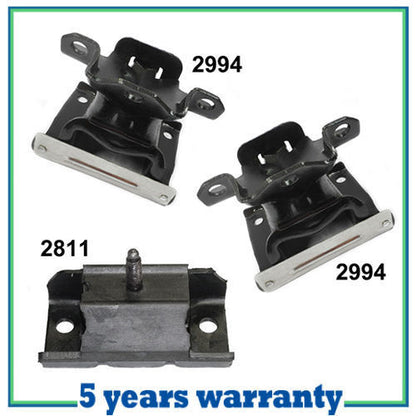 Engine Motor & Trans. Mount M1194 For Silverado Sierra 1500 Set 3 2811 2994 2994