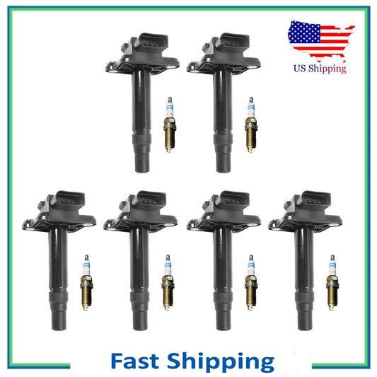 Set UF350 6 Accensione Bobina & 6 Bosch Platino di Spina Per Sentra Altima 2.5L