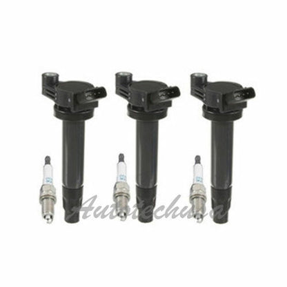 For Lexus Toyota Sienna Ignition coil B2893 3 + 3 Spark Plug IC104 UF430