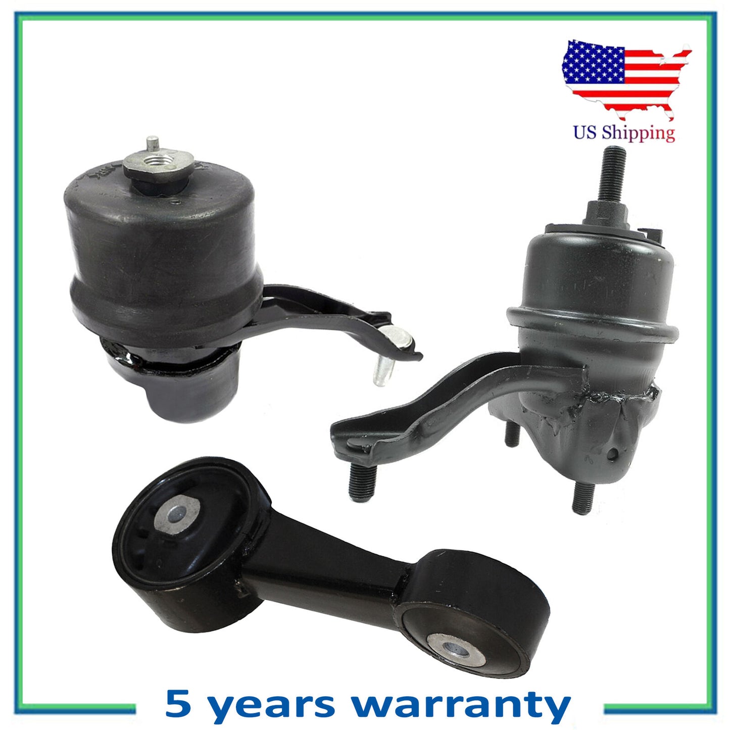 Set 4259 4207 62036 Engine Motor & Trans. Mount For 08-13 Toyota Highlander 3.5L