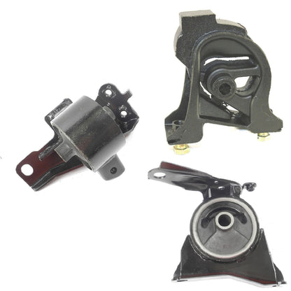 Set 3pcs Engine Motor & Transmission Mount Manual For 93-97 Toyota Corolla 1.6L