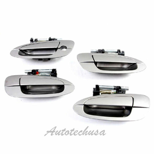 For 02-06 NISSAN ALTIMA Outside 4 PCS SET C43 Greige MotorKing Door Handle DS166