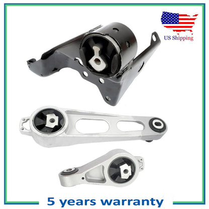 3PCS Engine Motor & Trans Mount For 2000-2001 Dodge Neon 2.0L AT 2948 2975 2949