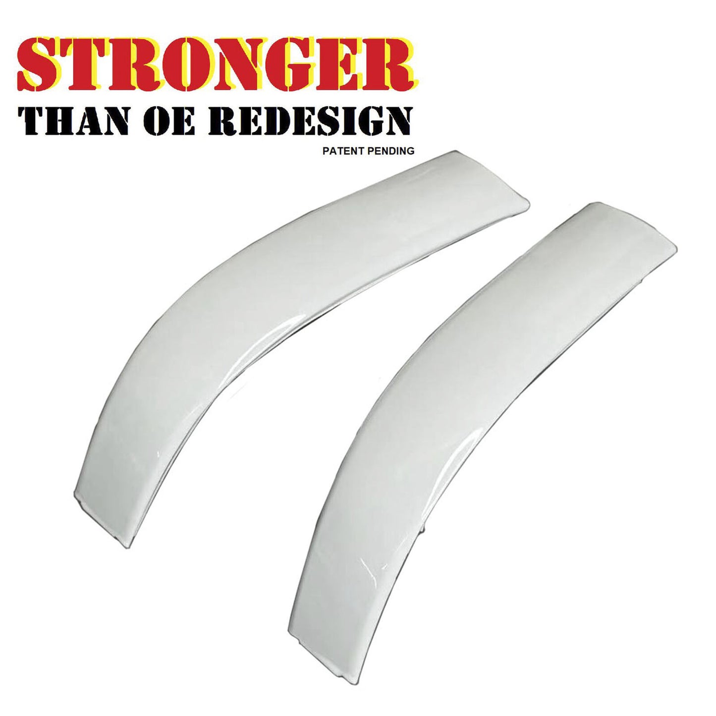 Set 2PCS Upgraded Roof Molding Oxford White For 98-2011 Ford Ranger Left & Right