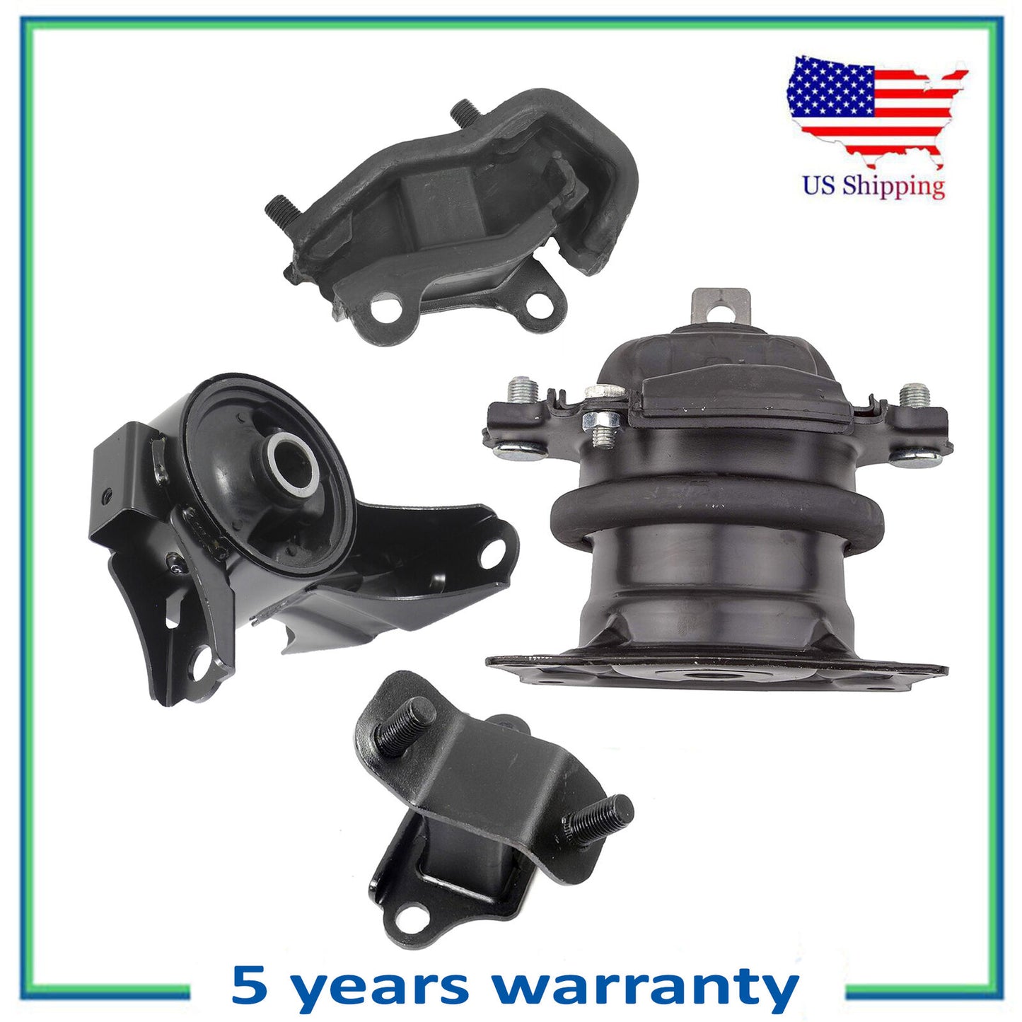 4 PCS Engine Motor & Trans Mount For 2005-2006 Honda Odyssey 3.5L i-VTEC Auto