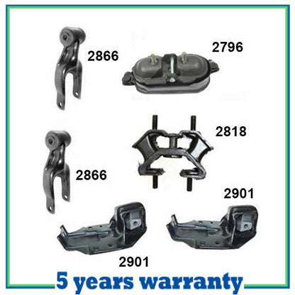 M778 Engine Motor & Trans Mount Set 6PCS For 1997-2005 Buick Century 3.1L New