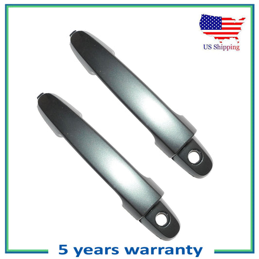 Front Outer Door Handle Set For 02-06 TOYOTA Camry Dark Green Mica 6S7 DS530