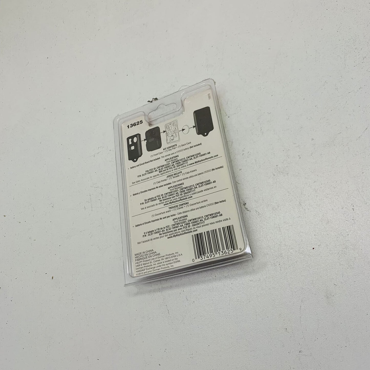 DORMAN Keyless Remote Case For 1998-2018 FORD LINCOLN MERCURY 13625
