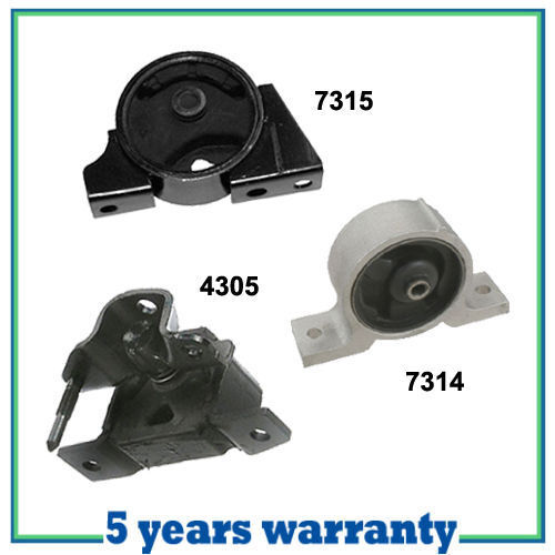 M362 Engine Motor Mount Set 3PCS For 00-06 Nissan Sentra 1.8 2.0L 4305 7314 7315