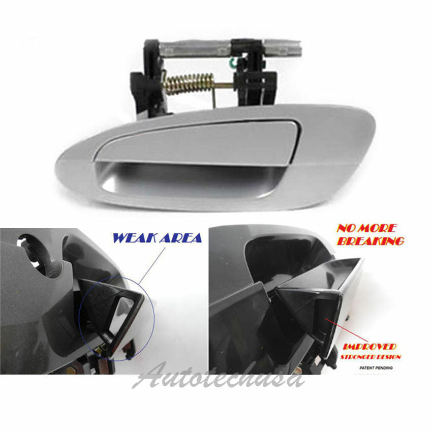 NoMoreBreaking For Nissan Altima Outside Door Handle B3753 RL Silver Mist K12