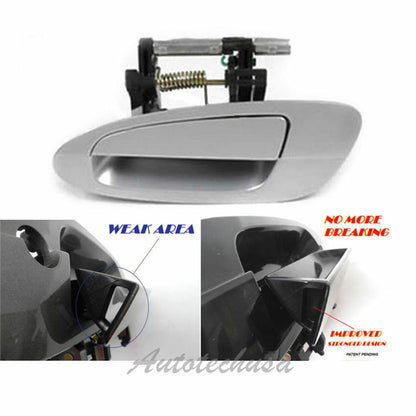 NoMoreBreaking For Nissan Altima Outside Door Handle B3753 RL Silver Mist K12