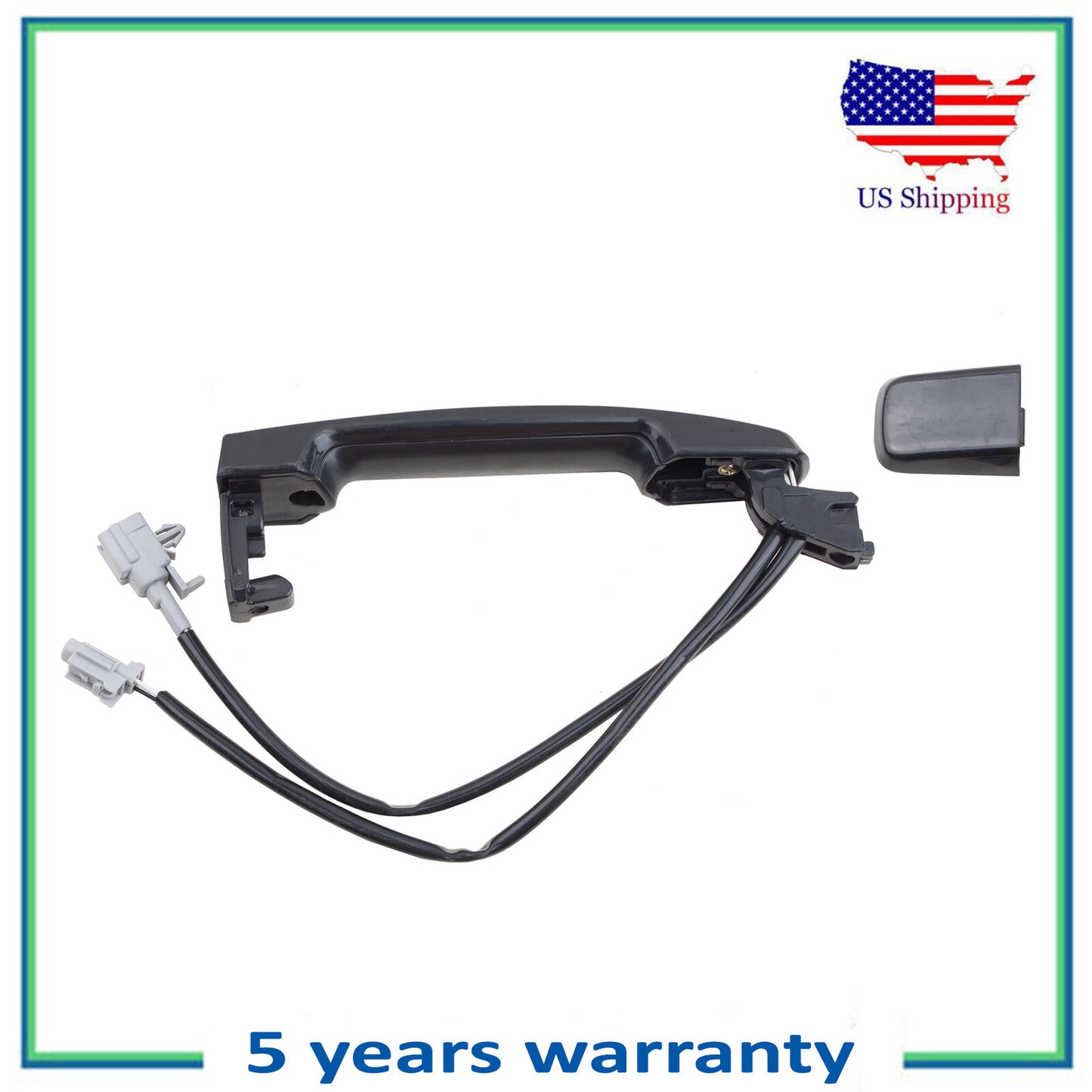 Avant Droit Extérieure Poignée Lisse Noir Pour 07-13 Nissan Altima 2.5L 3.5L
