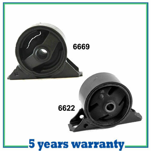 Front & Rear Motor Mount M1020 97-02 For Mitsubishi Mirage 1.5 /1.8L AT Trans