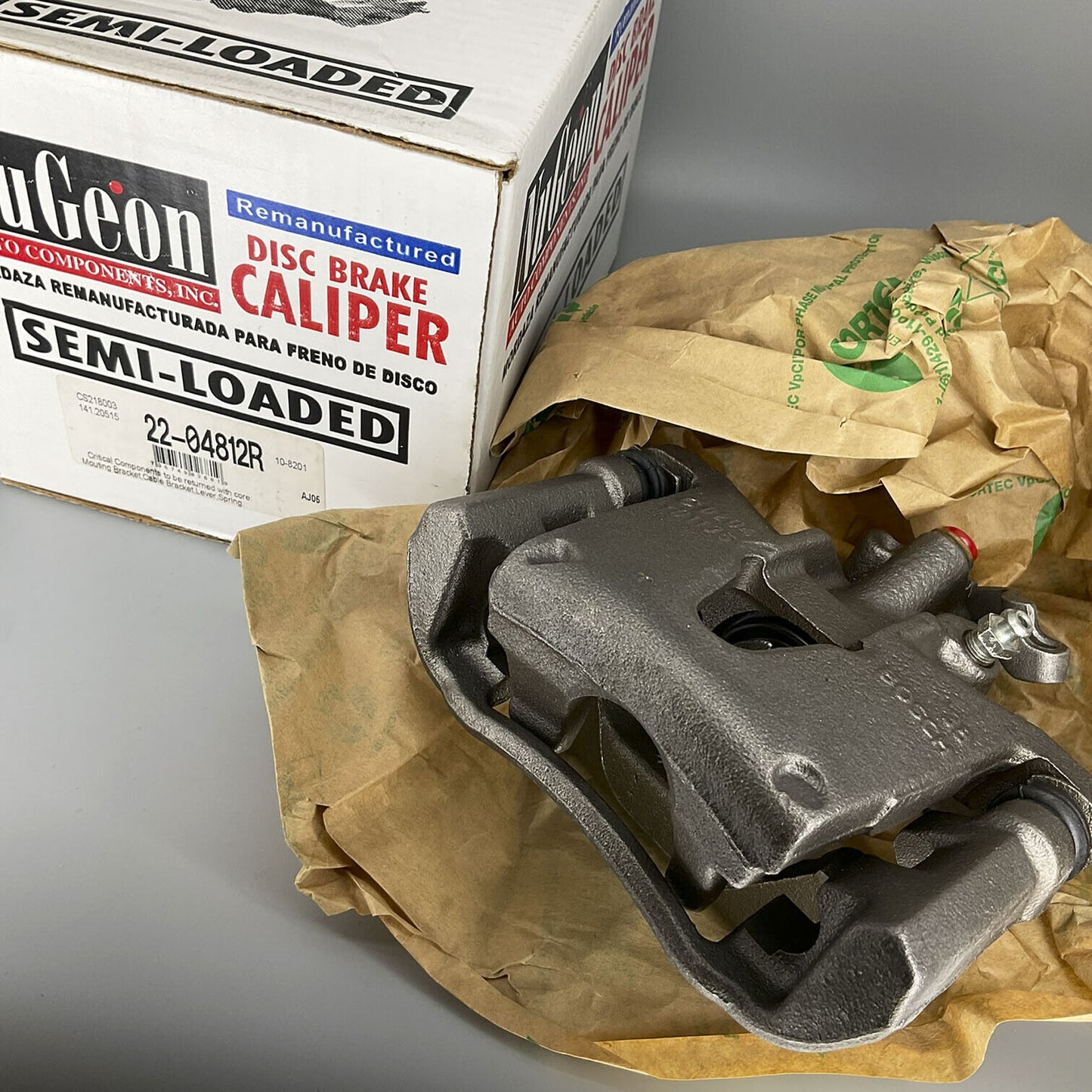 Rear Right NuGeon Reman Caliper For 2002-2004 JAGUAR X-TYPE 22-04812R