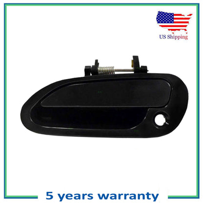 Front Left Driver Outside Door Handle For 1998-2002 Honda Accord Smooth Black