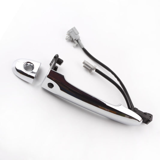 Front Left Outside Door Handle w/ Keyhole Chrome For New Nissan Cube Juke Versa