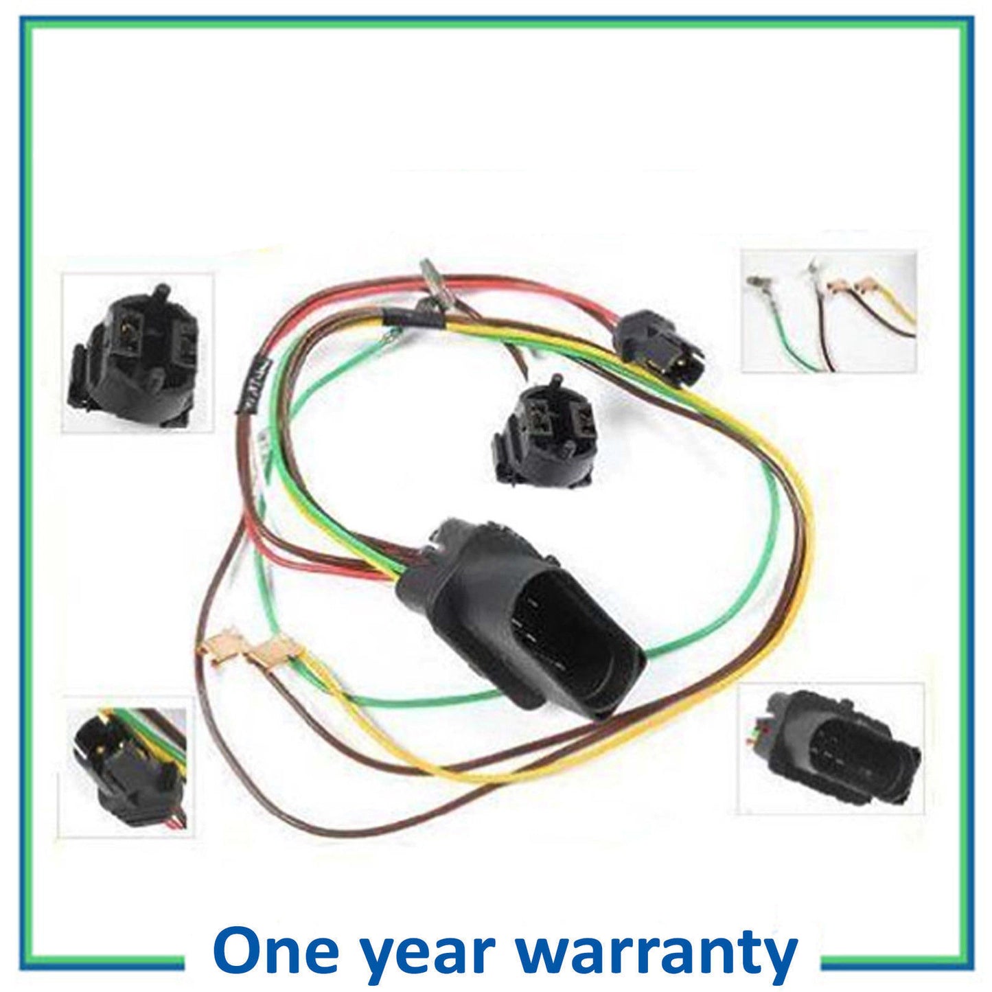 Derecho Faro Cabeza Lámpara Cableado Arnés Conector Para Reparar Kit VW Passat