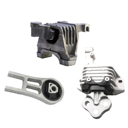 3PCS Engine Motor & Auto Trans & Torque Strut Mount For 14-19 Jeep Cherokee 3.2L