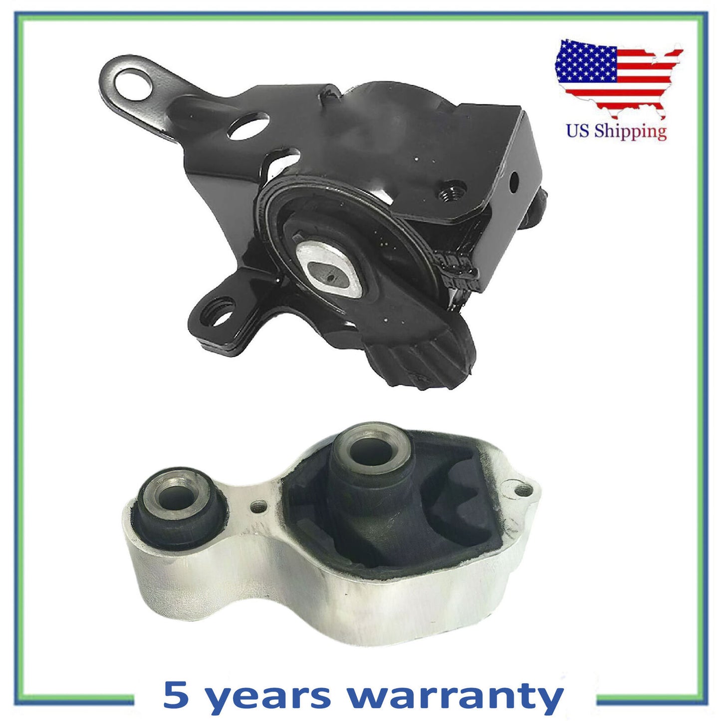 2PCS Rear Engine Torque Strut & Transmission Mount For Mazda 3 6 CX-5 2.0L 2.5L
