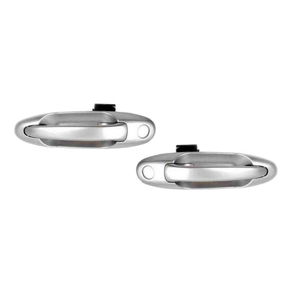Par Delantero Juego 2PCS Exterior Puerta Mango Para 1C8 Lunar Mist Toyota Tundra