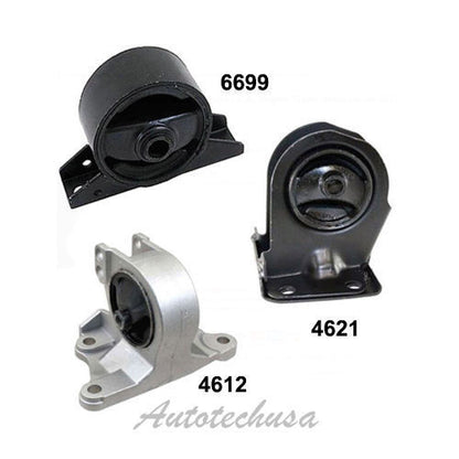 M870 Coupe Engine Motor & Trans Mount 3PCS For 01-05 Dodge Stratus 2.4 For Auto