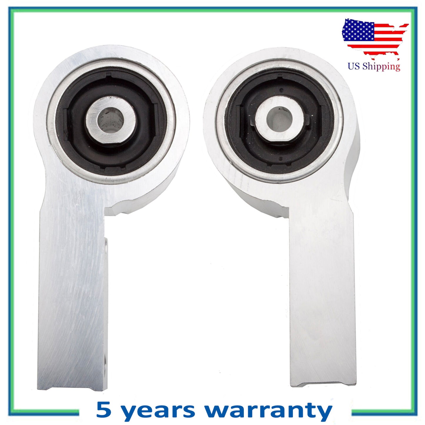Front Lower Control Arm Rearward Bushing Bracket LH RH Pair 2pcs for 09-15 Pilot