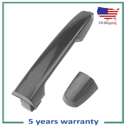 Rear L/ R Outside Door Handle Non Painted Black For 03-10 Pontiac Vibe 1.8L 2.4L
