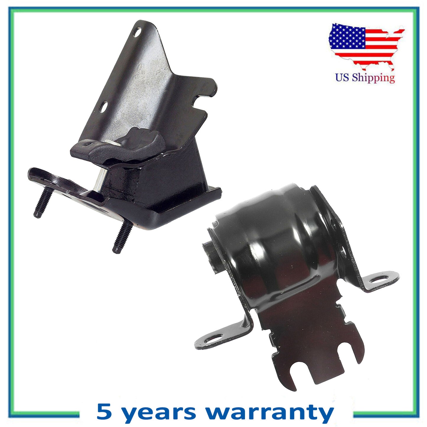 Motor & Trans Montaje 2801 2800 2PCS Para 1992-1993 Pontiac Bonneville 3.8L